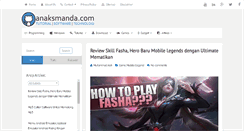 Desktop Screenshot of anaksmanda.com